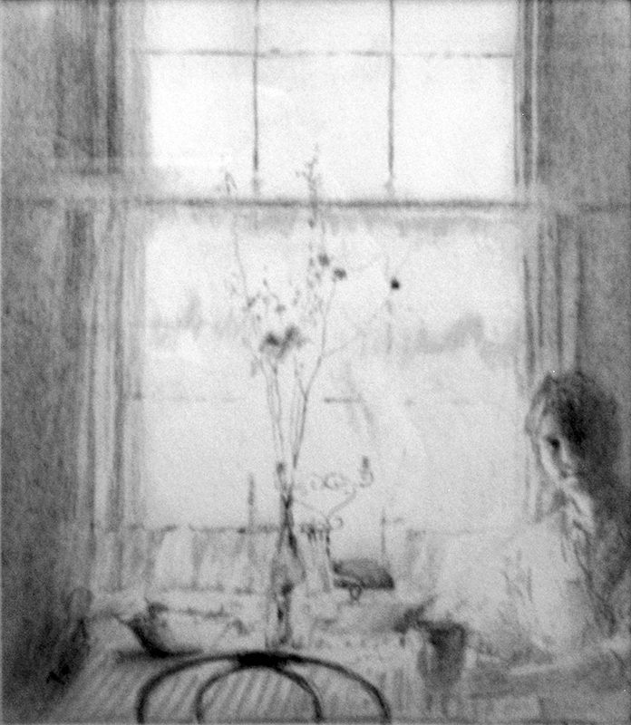 Untitled Drawing, Liz by Window